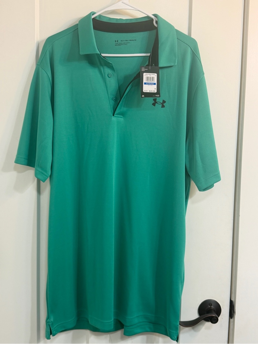 Under Armour Green Short Sleeve Polo